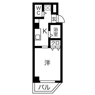 ラフィーネ野並【5階】の間取り