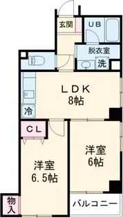 ザ・ヴィラ・オン千駄木スクエア【6階】の間取り