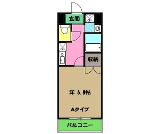 トレセリア暁町【0219号室】の間取り