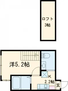 オアゾ相模原矢部【1階】の間取り