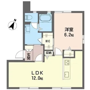アーバニティI番館【102号室】の間取り