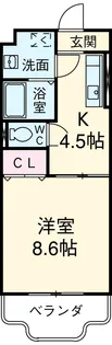 ソレアード【302号室】の間取り