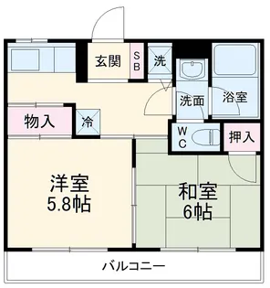 ファーストクラス相模大野第2【2階】の間取り