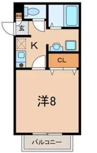 サクセス ヴァリー【2階】の間取り