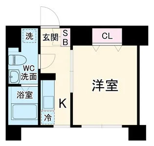 レジディア西船橋【7階】の間取り