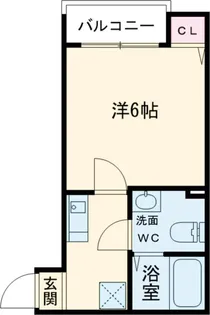 CASAR八王子【203号室】の間取り