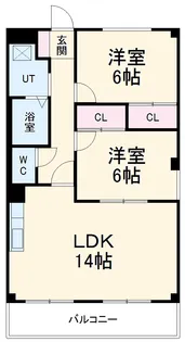 青木ハイツ【1階】の間取り