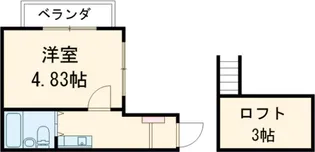 ジュネパレス亀有【1階】の間取り