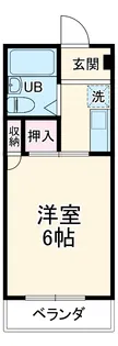カレッジハウス日野坂【205号室】の間取り
