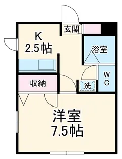 メゾンド・タカトミ【101号室】の間取り