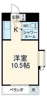 ダイアパレス根岸【615号室】の間取り