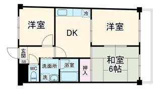 エスペランサ野川【4階】の間取り