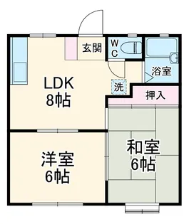 スイートパレス北柏【1階】の間取り