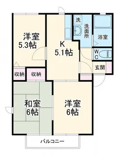 パインスクエア【1階】の間取り