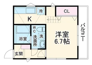ルーチェ藤沢【2階】の間取り