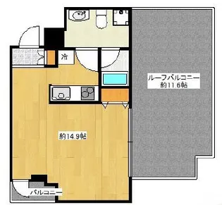 Vann Amor【502号室】の間取り