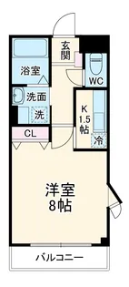ラ・カーサベルデ【2階】の間取り
