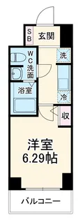 グランカーサさいたま新都心【9階】の間取り