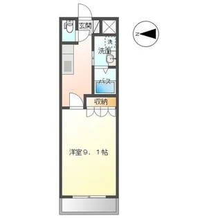 AQUA BLOW(アクアブロー)【1階】の間取り