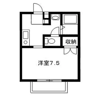 セルディア【1階】の間取り
