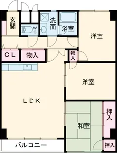 レジデンス アザレア【2階】の間取り