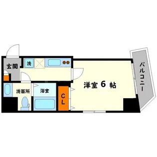 Luxe十三東【2階】の間取り