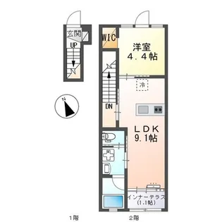グリーンメゾンⅢ【2階】の間取り