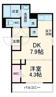 WINGS【1階】の間取り