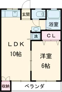 光マンション【2階】の間取り