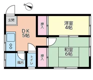 北原荘【2階】の間取り