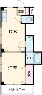 パークヒル瑞江弐番館【2階】の間取り