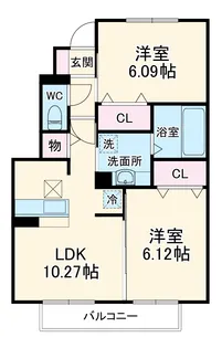 トゥインクル【1階】の間取り