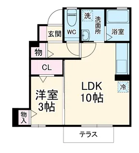 アイリーライフ【1階】の間取り