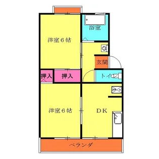 マロンパルハイツ【106号室】の間取り
