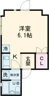 ヒューゲルハイム三軒茶屋【202号室】の間取り