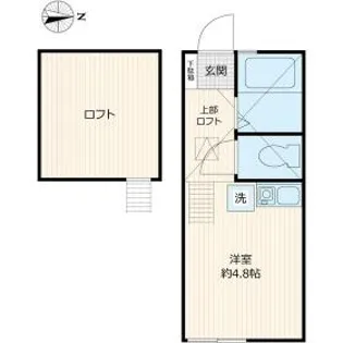 ヴィレッタ白楽【2階】の間取り