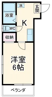 サニークレスト【203号室】の間取り