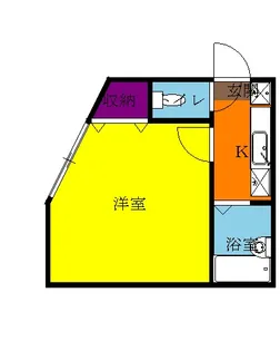 ロッシェル北里 Ⅰ号棟【2階】の間取り