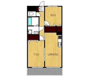 ロイヤルヒル葛が谷【502号室】の間取り