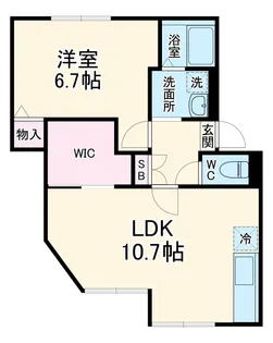エステートピア秋桜【1階】の間取り
