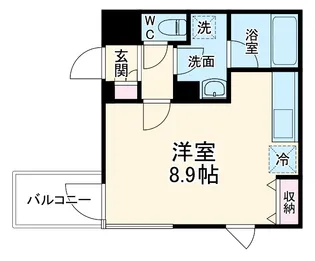 LIFE ZONE宮崎台【4階】の間取り
