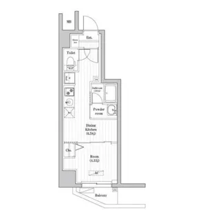 中野新井薬師レジデンス【2階】の間取り