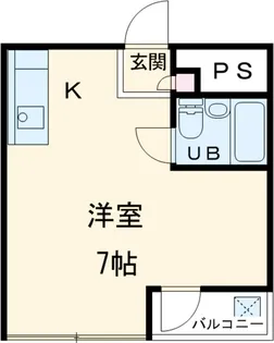 シャトル大恵E【102号室】の間取り
