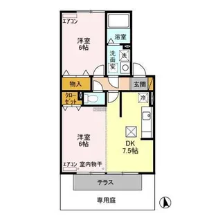 マリアージュ【1階】の間取り