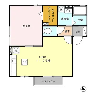 アンジェロ【1階】の間取り