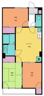 YMパレス【3階】の間取り