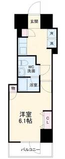AZEST関内【507号室】の間取り