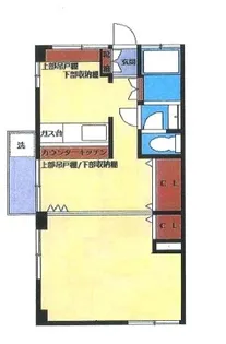 ニュー高輪マンション【4B号室】の間取り