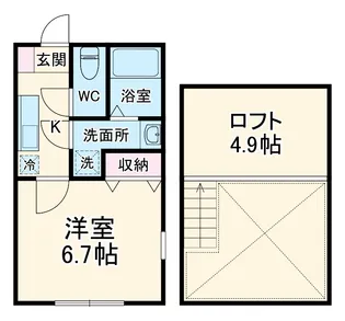 Harvest【3階】の間取り