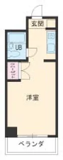 シェルマン則武【6階】の間取り